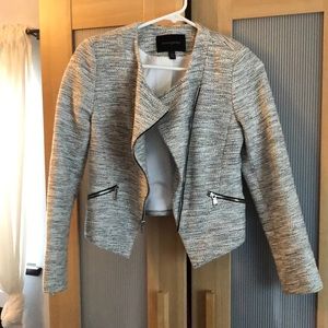 Banana Republic 00P black and white blazer